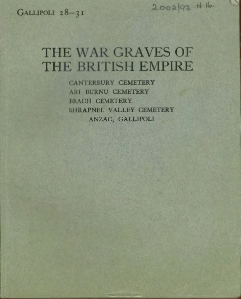 Cover: War Graves of the British Empire
