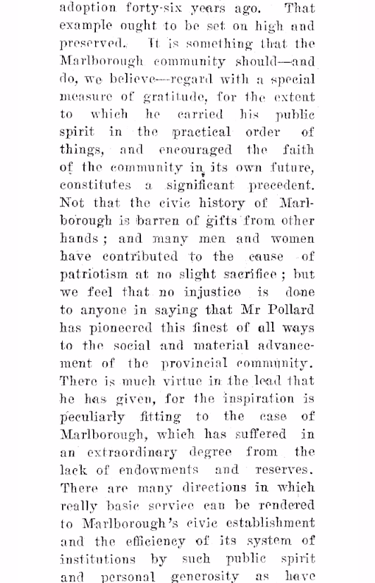 Newspaper clipping titled 'A Worthy Citizen', part 2 of 3.