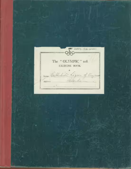 Archival war document or military publication from the Marlborough Museum collection, such as Collins Royal Diary 1914 and The Musketry Teacher.
